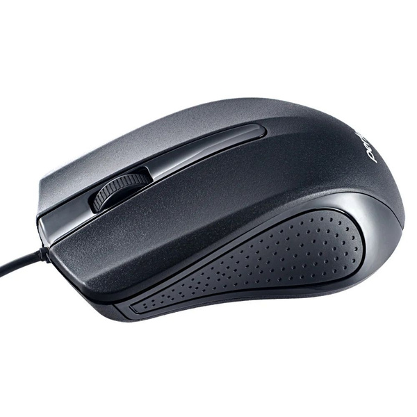 Мышь беспроводная Perfeo PF-353-WOP-B/PF-3434 "RAINBOW", USB Optical черная, 2 кнопки+колесо-кнопка,