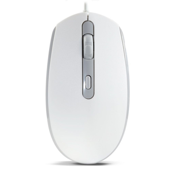Мышь SmartBuy SBM-280-WG USB Optical (1000dpi) бело-серая 3 кнопки+кнопка-колесо, блистер