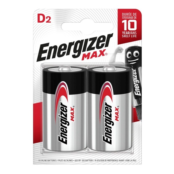 Батарейка Energizer LR20 BL 2 Alkaline MAX