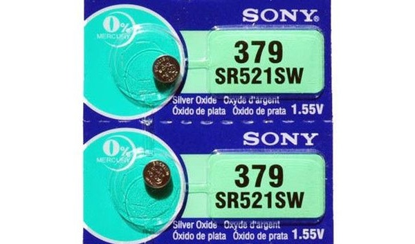Батарейка. Sony BL 10 (379) SR- 521SWN-PB, SR63, G0 (серебро)