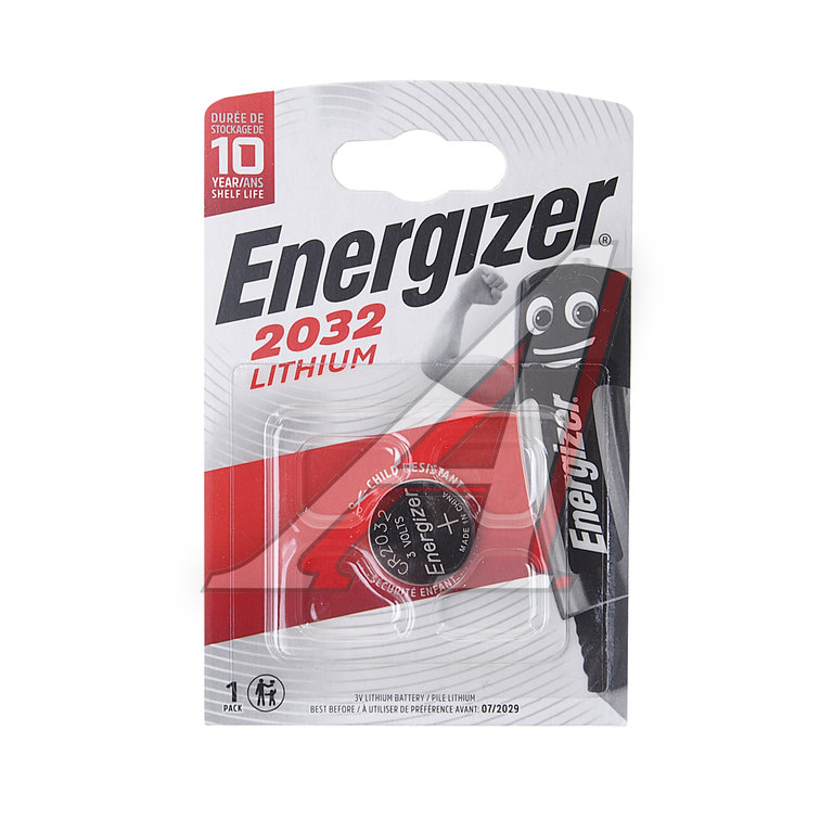 Батарейка. Energizer CR 2032 BL 1 Lithium 3V