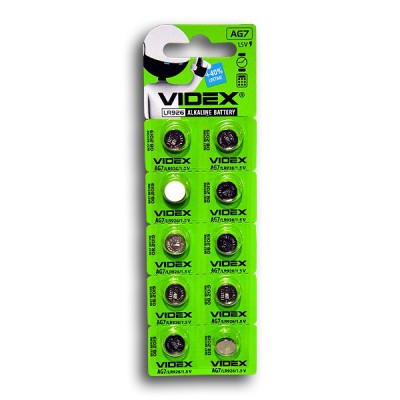 Батарейка. Videx G7 BL 10 (LR926, 927, LR57,399,395)