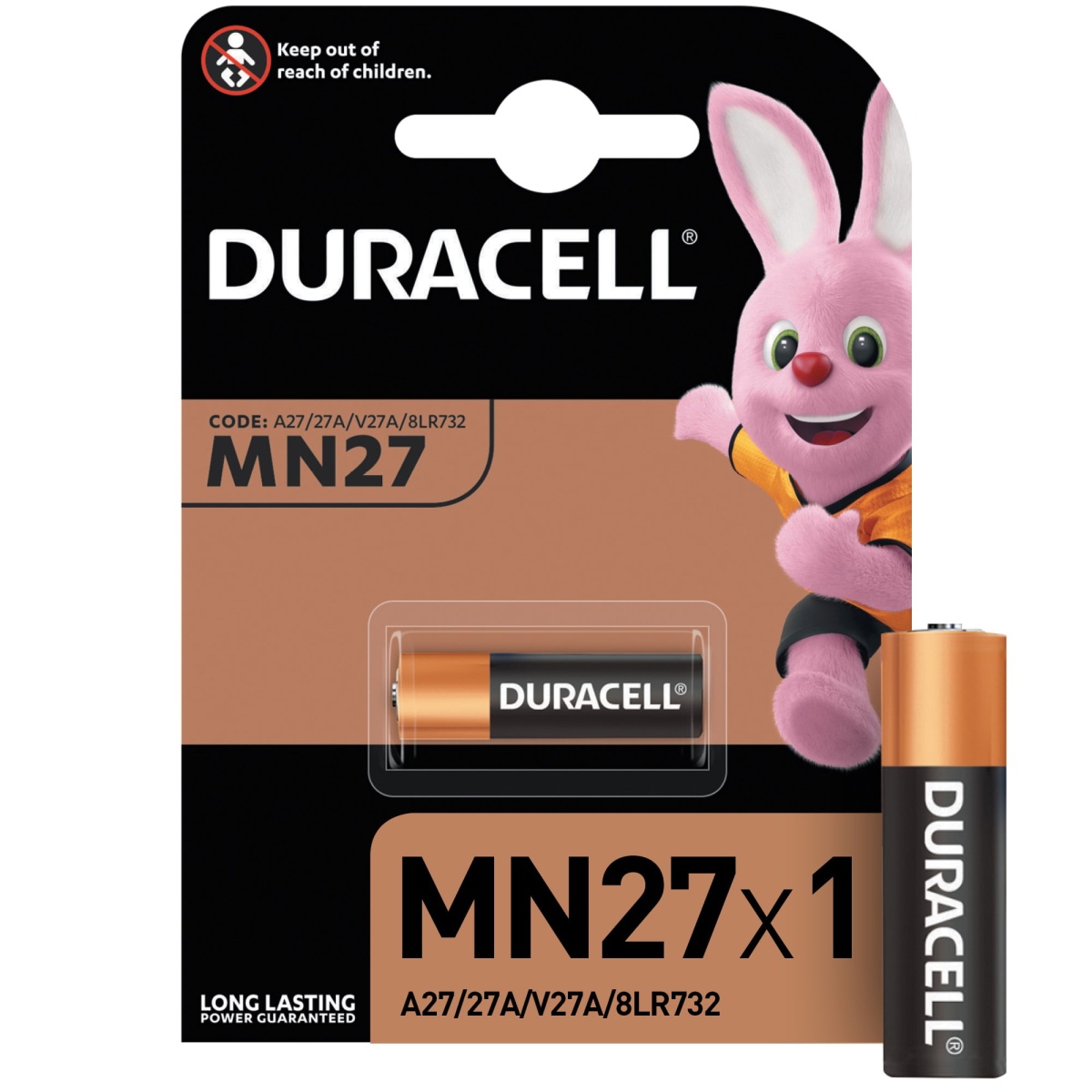 Батарейка Duracell LR27A BL 1