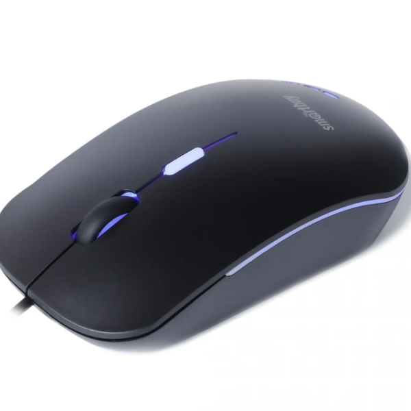 Мышь SmartBuy SBM-288-K ONE USB Optical (800/1000/1200 dpi) черный, 2 кнопки+колесо-кнопка бесшумная