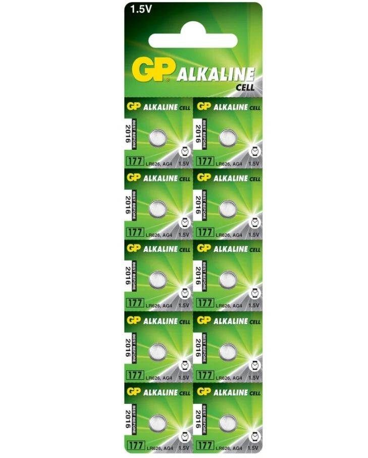 Батарейка. GP G4 BL 10 (626/377)