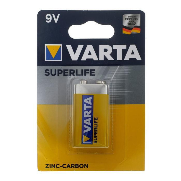 Батарейка Varta 6F22 BL 1 Superlife