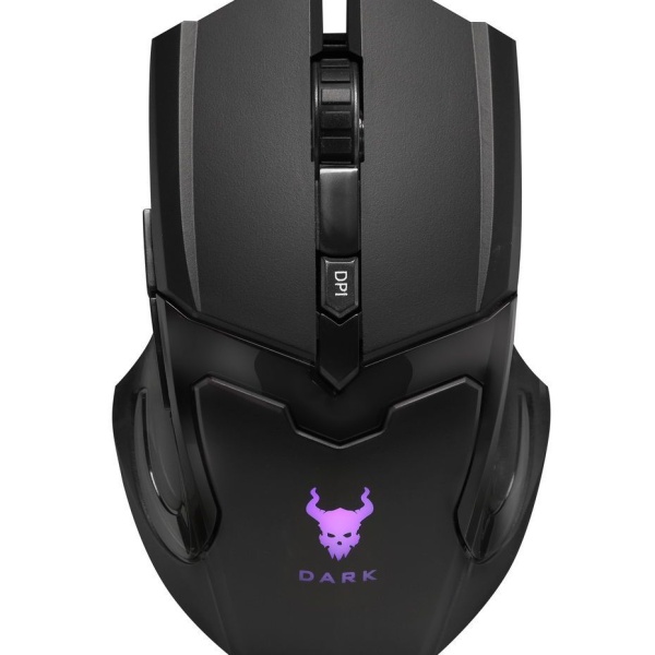 Мышь игровая SmartBuy SBM-733AGG-K "Dark" беспроводная Optical (800/1200/1600 dpi) черная, 5 кнопок+