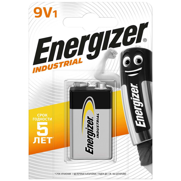 Батарейка Energizer 6LR61 (6F22) Box 12 INDUSTRIAL