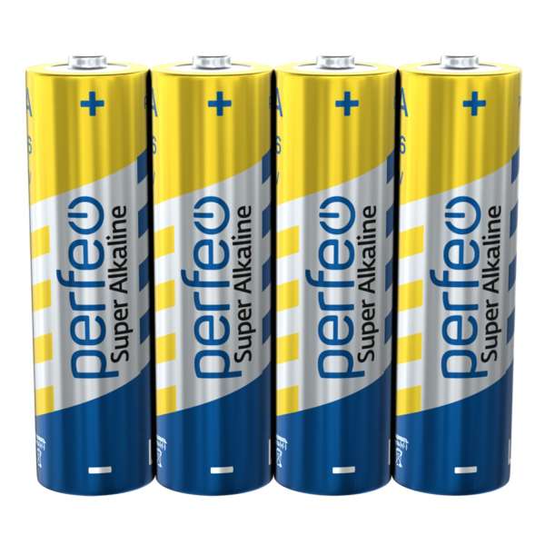 Батарейка Perfeo LR6 Shrink 4 Super Alkaline