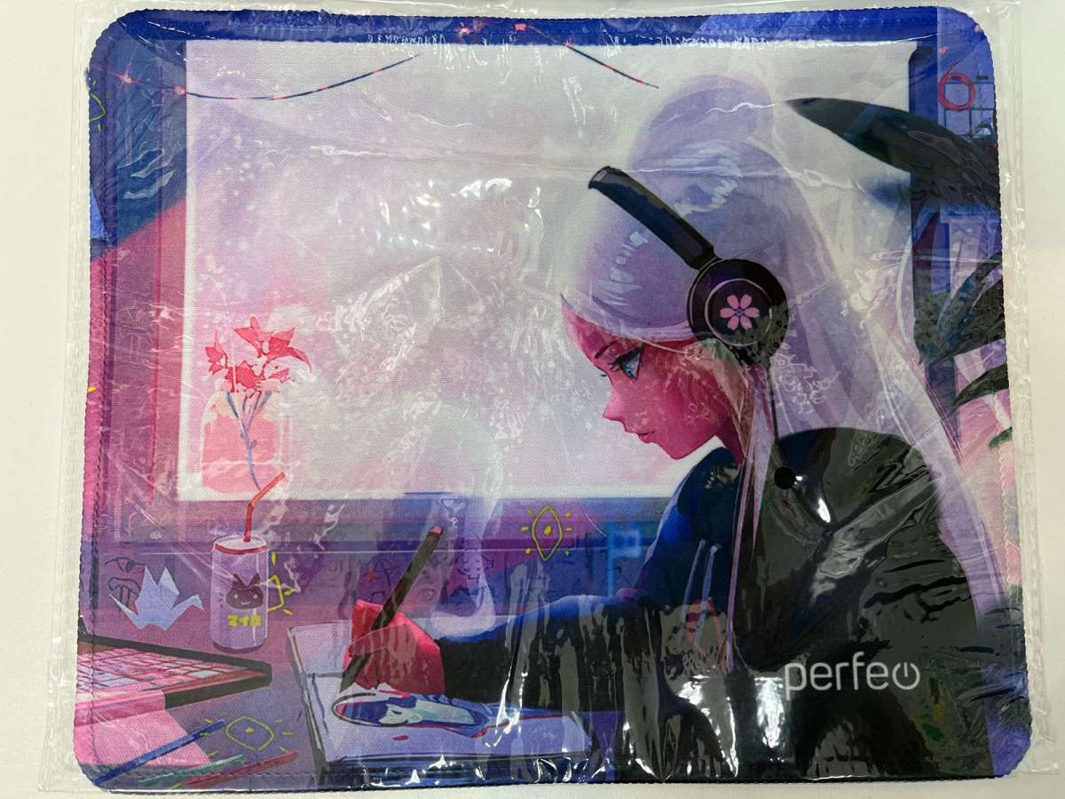 Коврик для мыши Perfeo PF-D0646 "Anime", 240х200x2мм, ткань, резиновое основание,