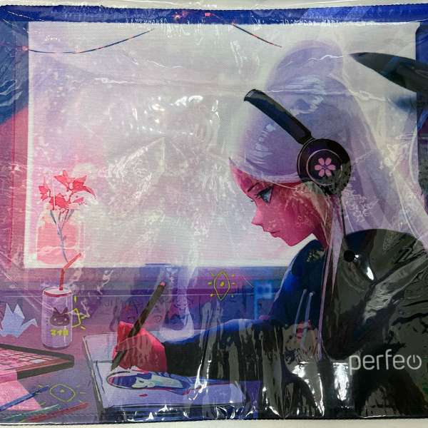 Коврик для мыши Perfeo PF-D0646 "Anime", 240х200x2мм, ткань, резиновое основание,