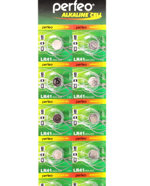 Батарейка. Perfeo G3 BL 10 (LR 736, LR 41, 392) (|PF-4005)