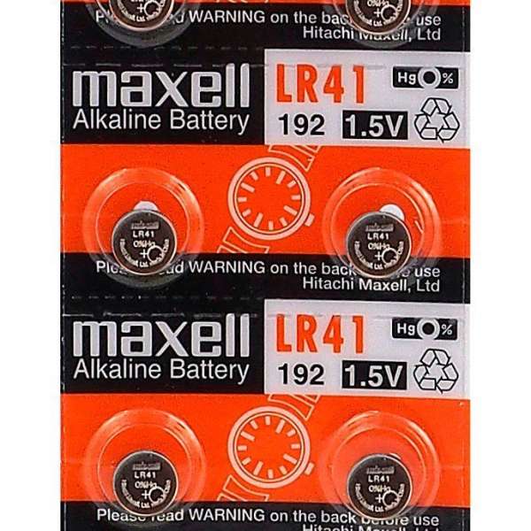 Батарейка. Maxell G3 BL 10 (LR41,192, 392)