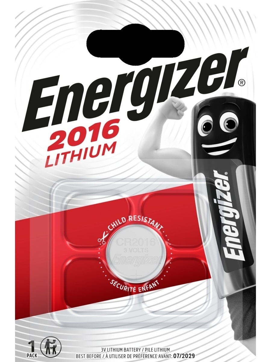 Батарейка. Energizer CR 2016 BL 1