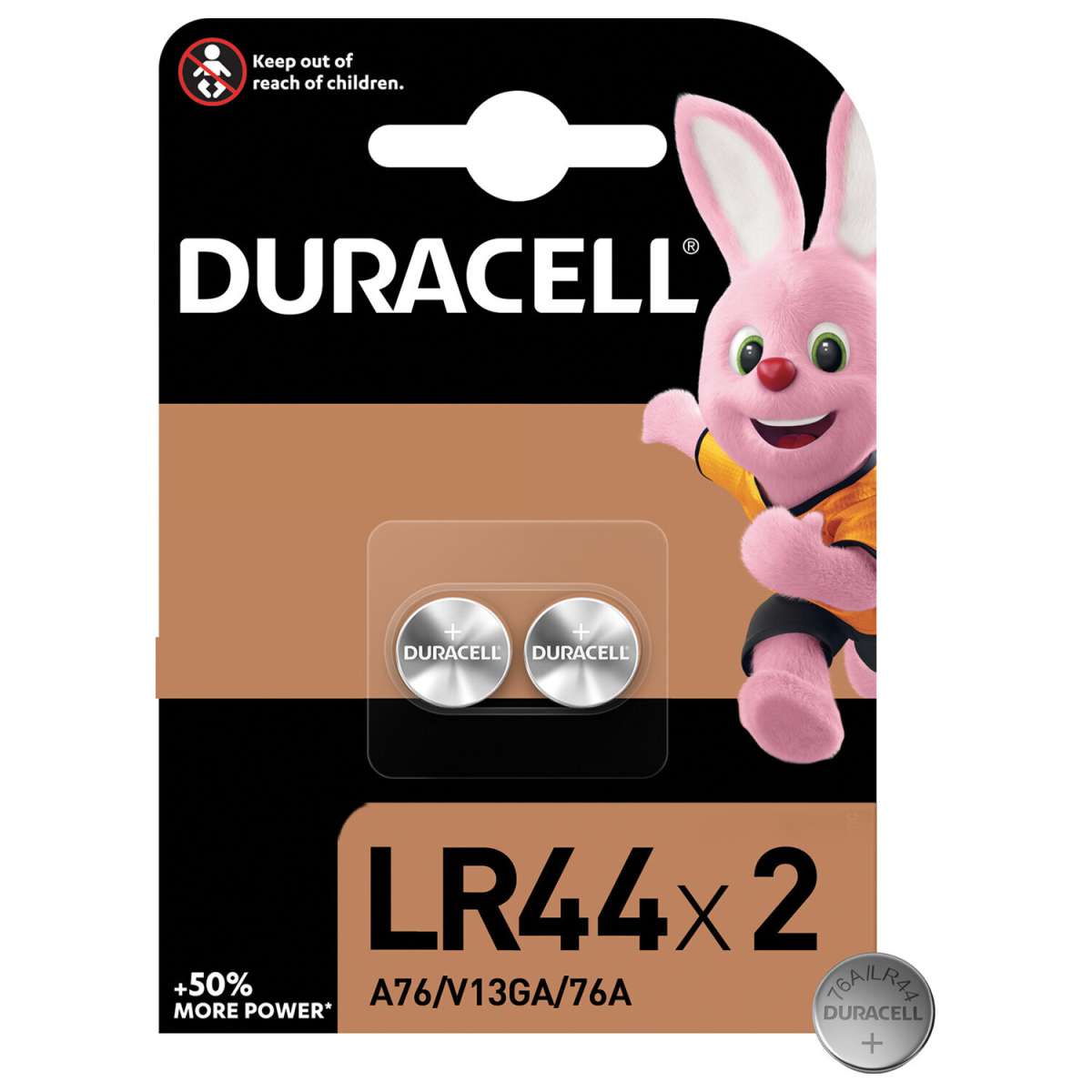 Батарейка. Duracell LR44/G13 (76A) BL 2 ЗА УПАКОВКУ