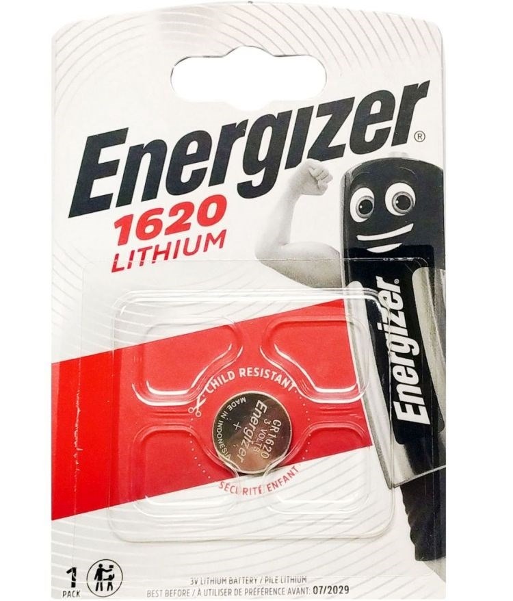 Батарейка. Energizer CR 1620 BL 1 Lithium 3V