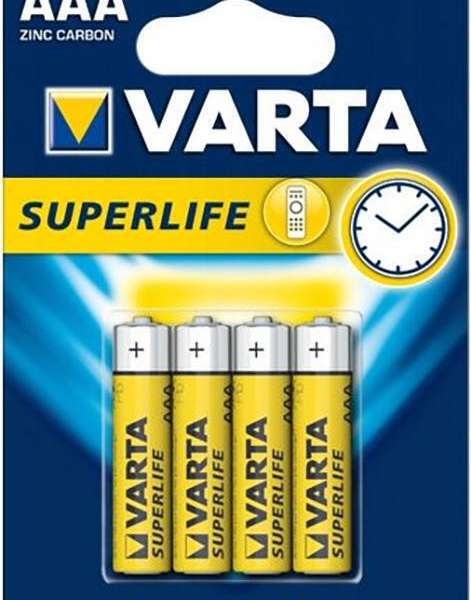 Батарейка Varta R3 BL 4 SUPER LIFE (2003)