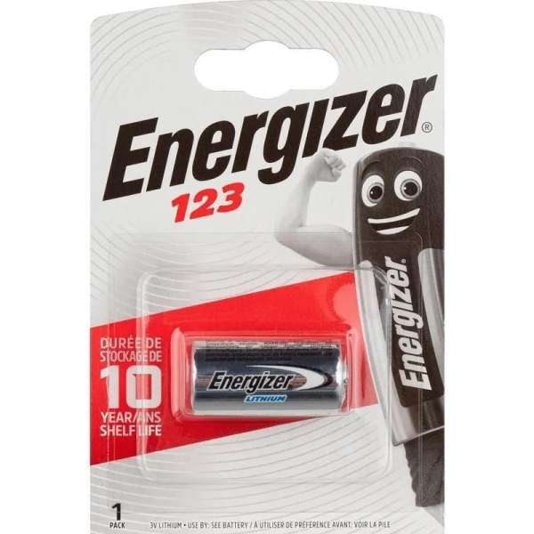 Батарейка. Energizer CR123A BL 1
