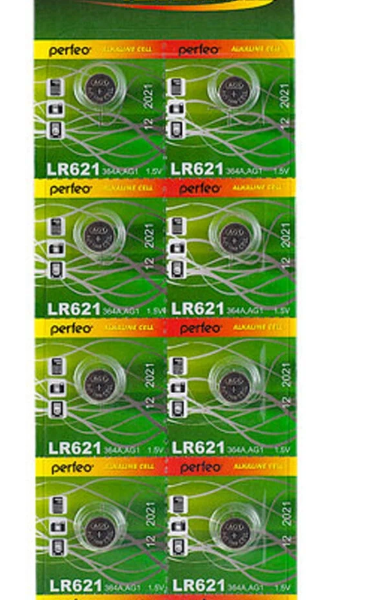 Батарейка. Perfeo G1 BL 10 (L621, LR60, 164, 364)