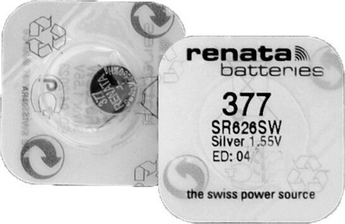 Батарейка. Renata G4 BL 1 (377) (SR-626SW) (серебро)