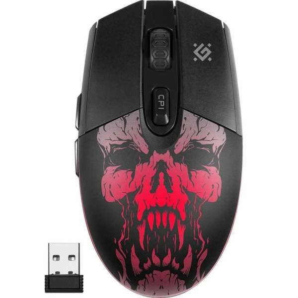 Мышь беспроводная Defender Beta GM-707L LED USB Optical (800/1200/1600 dpi) 5 кнопок + колесо-кнопка