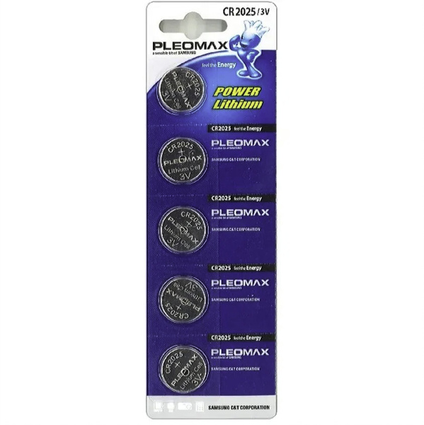 Батарейка. Pleomax CR 2025 BL 5