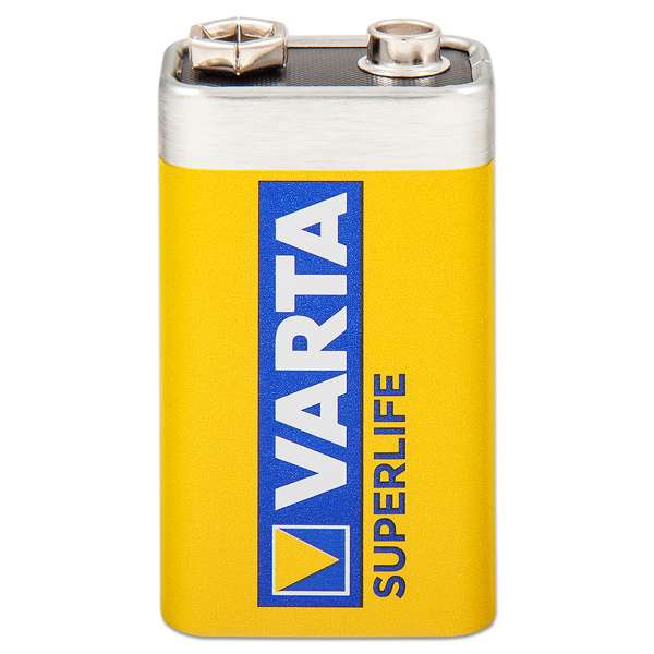 Батарейка Varta 6F22 Shrink 1 Superlife