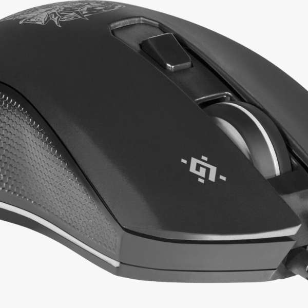 Мышь игровая Defender Sleipnir GM-927 USB Optical (800/1600/2400/4800/6400/12800 dpi) черный 5 кнопо
