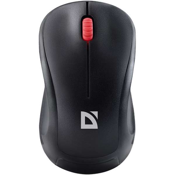 Мышь беспроводная Defender Bit MB-205 USB черный 2 кнопки + колесо-кнопка, бесшумное нажатие, 1200 d