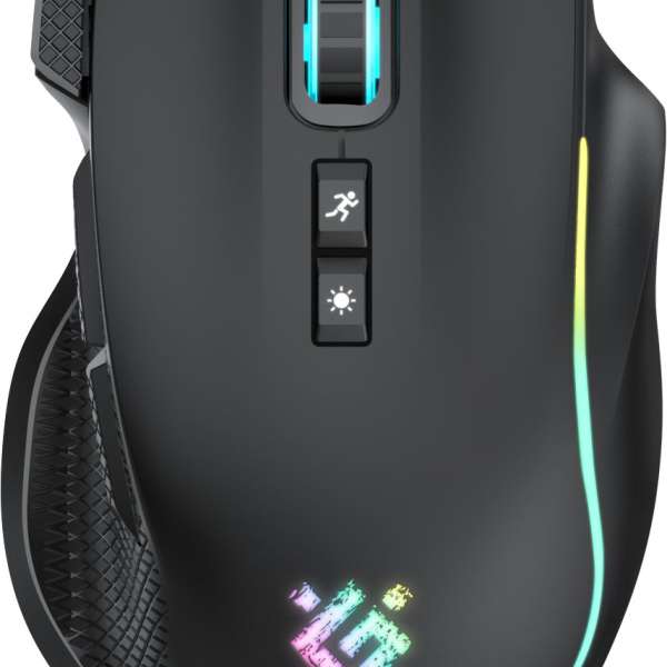 Мышь игровая Defender Thunder GM-213 USB Optical (1000 / 1200 / 1600 dpi) черный, 7 кнопок+колесо-кн
