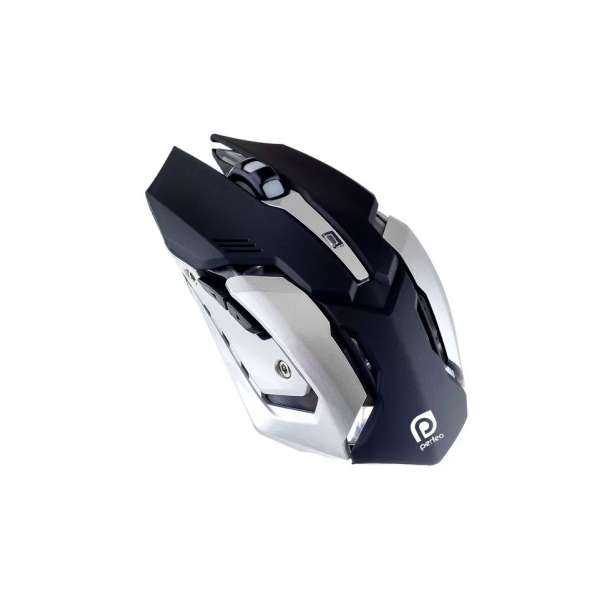 Мышь игровая Perfeo PF-5020/PF-1709-GM "SHOOTER" USB Optical (1200/1600/2400/3200 dpi) черная, 6 кно