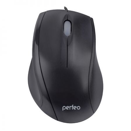 Мышь Perfeo PFA4750 "CLASS" USB Optical (1000dpi) черная, 2 кнопки+колесо-кнопка, коробка