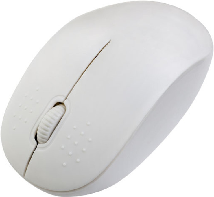 Мышь беспроводная Perfeo PF-A4773 «TARGET» USB Optical (1000 dpi) белая, 2 кнопки+колесо-кнопка, кор