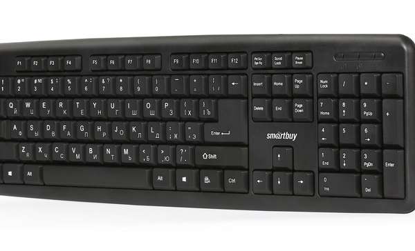 Клавиатура SmartBuy SBK-112U-K ONE USB Black 104 клавиши