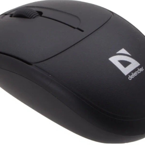 Мышь Defender MS-980 Datum USB Optical (1000dpi) черный, 2 кнопки+колесо-кнопка, блистер