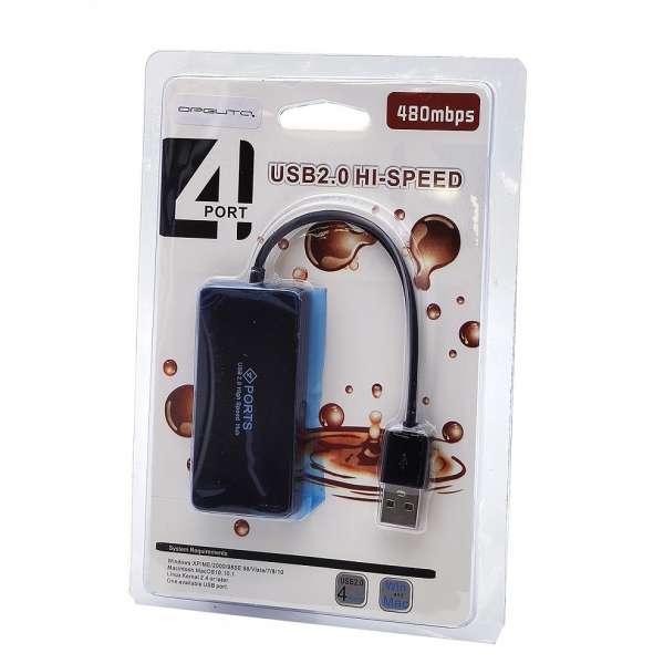 Концентратор USB (HUB) Орбита OT-PCR09 (HB-104) 4 порта USB 2.0