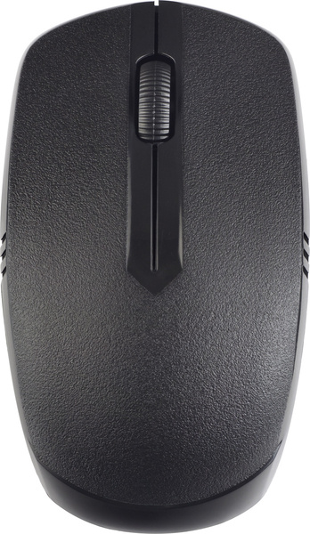 Мышь беспроводная Perfeo PF-A4504 "PLAN" USB Optical (1200 dpi) черная, 2 кнопки+колесо-кнопка, коро