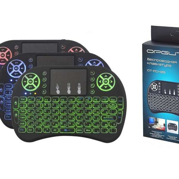 Клавиатура беспроводная - OT-PCM25 (BT-28) USB 92 клавиши с PC, HTPC, Google TV, WEB, TV, Android TV