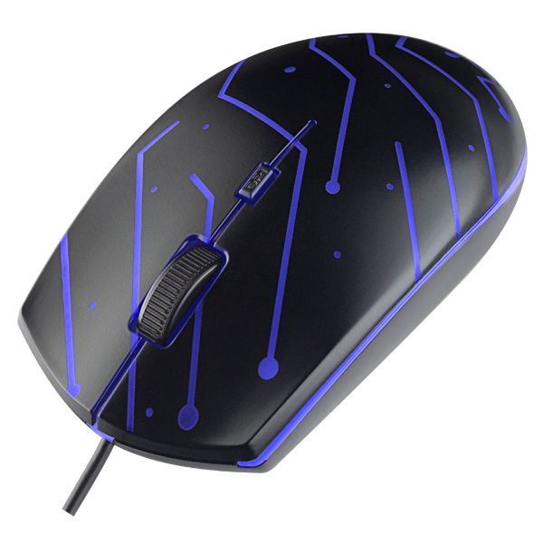Мышь игровая Perfeo PF-A4782 "MAZE" USB Optical (800/1200 dpi), черный, 3 кнопок+колесо прокрутки, L