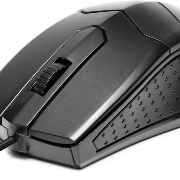 Мышь Defender HIT MB-530 USB Optical (1000 dpi) черная, 2 кнопки+кнопка-колесо,