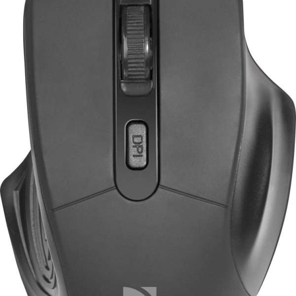 Мышь Defender MB-347 Datum USB Optica (800/1200/1600dpi) черная, 3 кнопки+колесо-кнопка, покрытие So