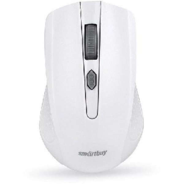 Мышь беспроводная SmartBuy SBM-352AG-W ONE USB Optical белая, 2 кнопки+колесо-кнопка, 1000 dpi, блис