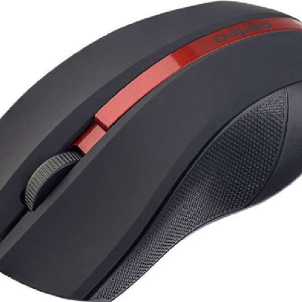 Мышь беспроводная Perfeo PF-A4779 «VERTEX» USB Optical (1000 dpi) черно-красная, 2 кнопки+колесо-кно