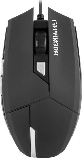 Мышь игровая Гарнизон GM-600G "Альмак" USB Optical (800/1200/1600 dpi) черная, 6 кнопок+колесо-кнопк