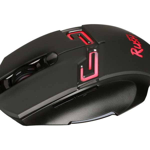 Мышь игровая SmartBuy SBM-916G-K USB Optical (800,1600,2000,3200 dpi) черно/серая 6 кнопок+колесо-кн