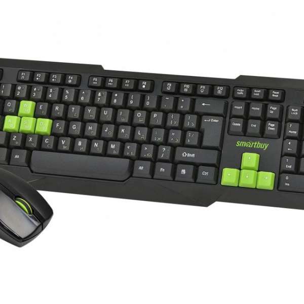 Беспроводной набор SmartBuy SBC-230346AG-KN USB Black/Green мультимедийный