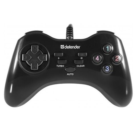 Геймпад PC Defender GAME MASTER G2 10 кнопок + кнопки Turbo/Clear/Auto, коробка (64258)