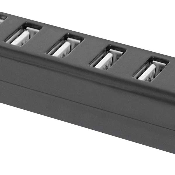 Концентратор USB (HUB) Defender Quadro Swift 7 портов, скорость передачи данных – до 5 Гбит/с., токо