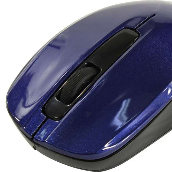Мышь беспроводная SmartBuy SBM-332AG-B ONE USB Optical(100 dpi) синяя, 2 кнопки+кнопка-колесо, блист