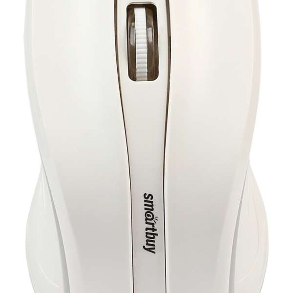 Мышь SmartBuy SBM-338-W ONE USB Optical (1000dpi) белая, 2 кнопки+кнопка-колесо многоцветная подсвет